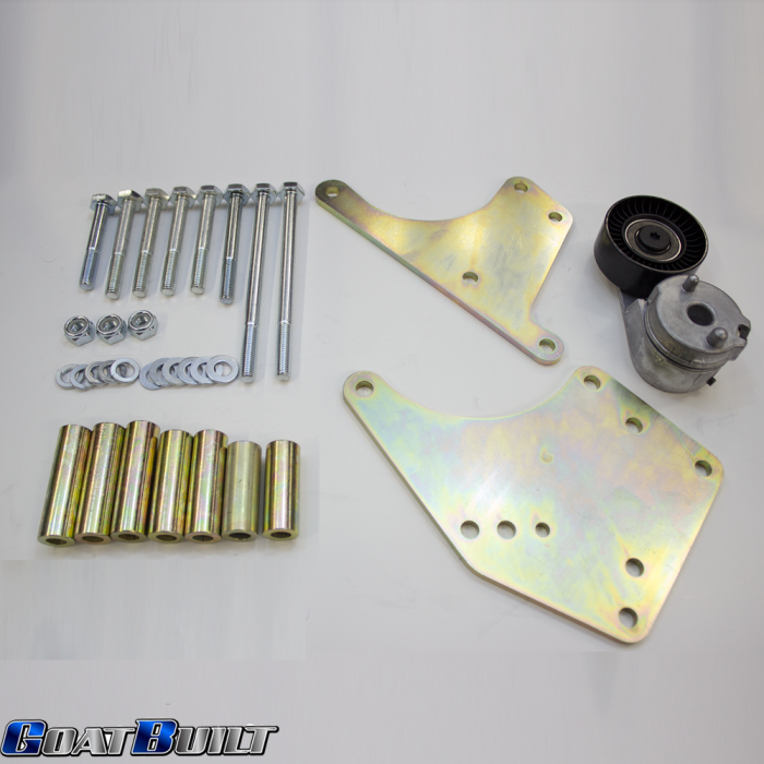 4405-10-LS3 PASSENGER SIDE LOW PROFILE ALTERNATOR BRACKET- TRUCK SPACING **LS3 WATER PUMP** - Image 4